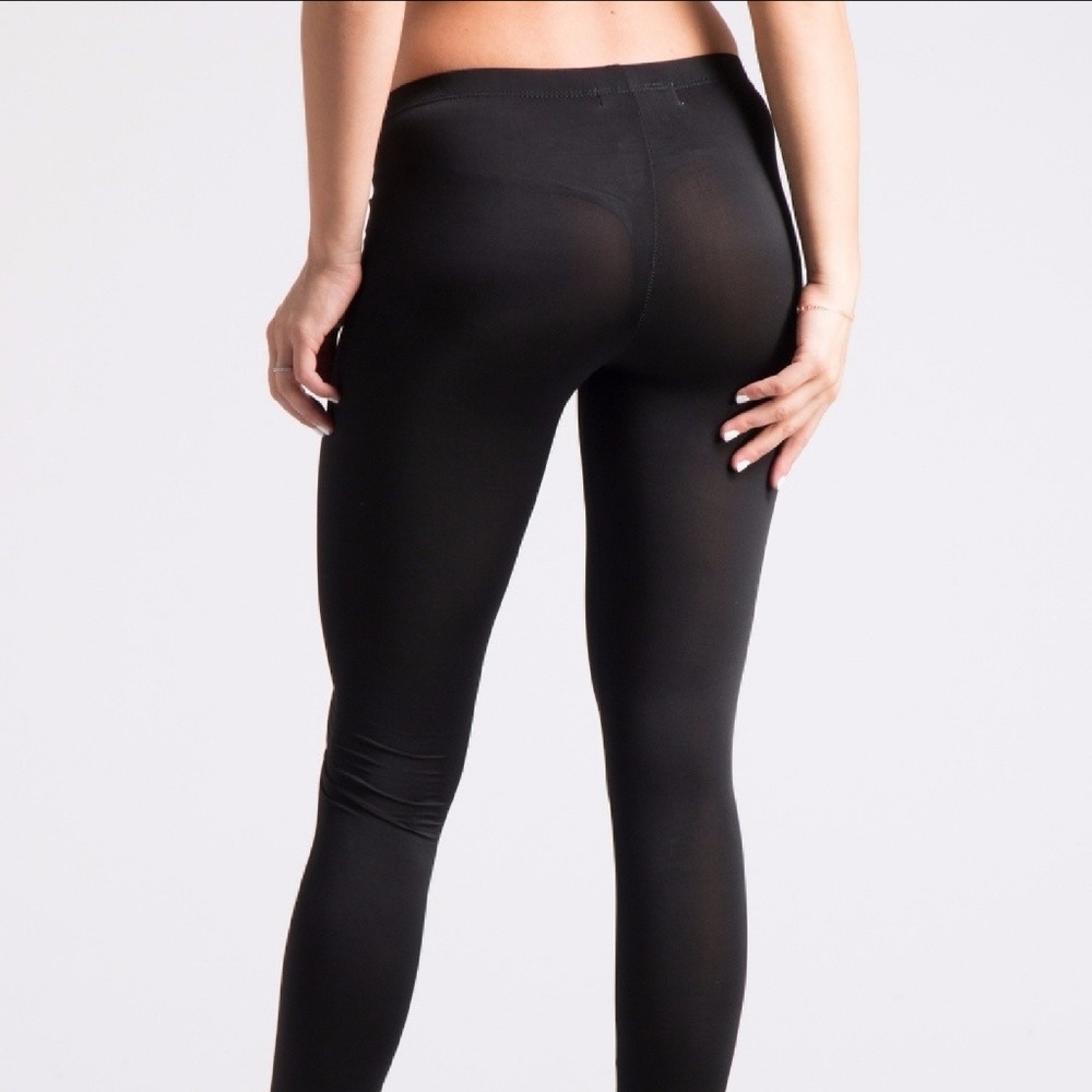 🔴CLEARANCE 🔴 Mesh Front Leggings - Picture 4 of 6